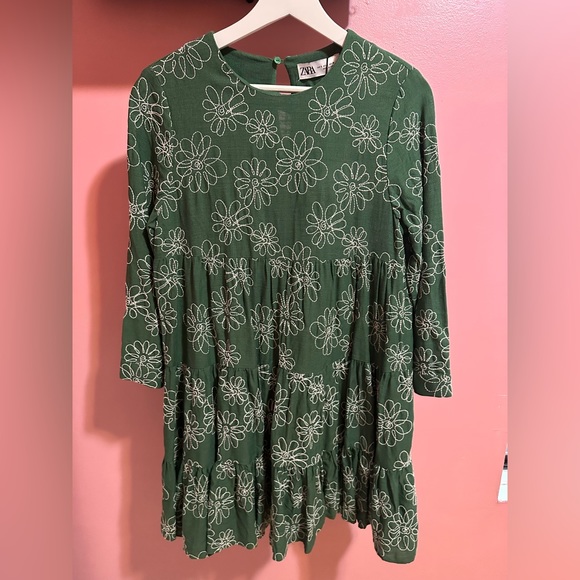 Zara green Diana dress - Picture 1 of 1